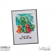 DINO SENTIMENT SET (INCLUDES 7 RUBBER STAMPS)